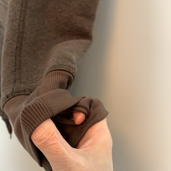 Lululemon Long & Short Of It Jacket Heathered Bark Chocolate Size 8 - Picture 9 of 16